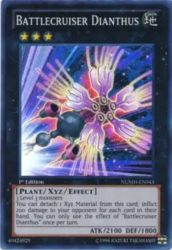 3X Battlecruiser Dianthus NUMH-EN043 / 1ST ED. / SUPER RARE / MINT! / YU-GI-OH - Image 1