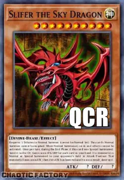 YUGIOH RA04-EN117 Slifer the Sky Dragon Quarter Century Secret Rare 1st Edition - Image 1