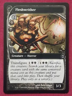 Magic The Gathering FUTURE SIGHT FLESHWRITHER black card MTG - Image 1