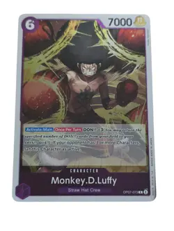 MONKEY D. LUFFY OP07-073 R 500 YEARS IN THE FUTURE ONE PIECE CARD GAME - Image 1