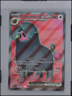 Pokemon Card Oinkologne ex (234/198) Ultra Rare Scarlet and Violet - Image 1