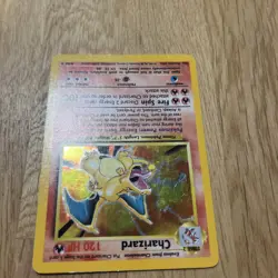 Pokemon TCG Charizard - Base Set Holo Rare 4/102 Vintage WOTC - Light Play (LP) - Image 4
