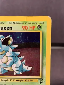 Pokemon TCG Nidoqueen #12/130 Base Set 2 Holo Rare 2000 WOTC VTG MP - Image 2