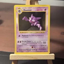 Haunter 29/102 Base Set Shadowless - NM - Vintage Pokemon TCG Card WOTC 1999 - Image 2