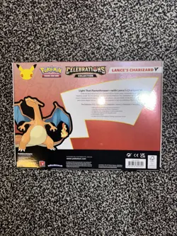 Pokemon TCG: Celebrations 25th Anniversary Lance's Charizard V Box New & Sealed - Image 2