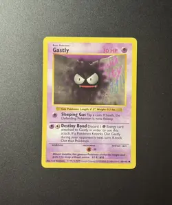 Pokemon Gastly 50/102 Shadowless Base Set WOTC 1999 Vintage - Image 1
