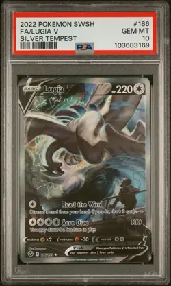 PSA 10 Lugia V Alternate Art 186/195 Pokemon Silver Tempest - Image 3