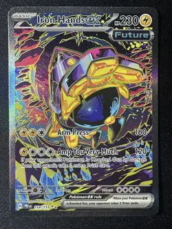Iron Hands Ex 154/131 Prismatic Evolutions Special Illustration Rare Pokemon TCG - Image 1