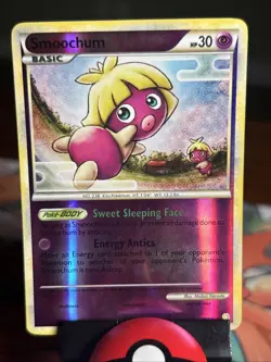 Pokemon Smoochum Reverse Holo Rare Card 30/123 HeartGold SoulSilver Edition - Image 1