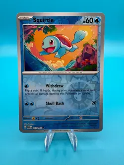 Squirtle Promo 007/165 Cosmos Reverse Holo Costco Exclusive 151 Pokemon - Image 1