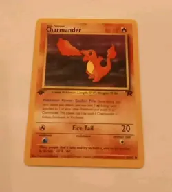 Pokemon TCG Team Rocket 1st Edition Charmander 50/82 Near Mint-Mint Never Played - Image 1