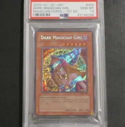 Yu-Gi-Oh! Dark Magician Girl MFC-000 1st Ed. PSA 10 Secret Rare - Image 3