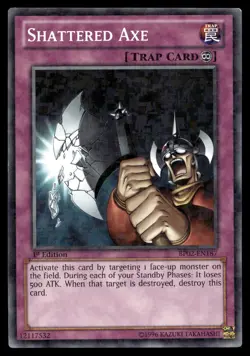 SHATTERED AXE BP02-EN187 COMMON BATTLE PACK 2: WAR OF THE GIANTS YU-GI-OH - Image 1