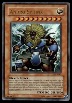 ANDRO SPHINX EP1-EN002 ULTRA RARE EXCLUSIVE PACK YU-GI-OH - Image 1