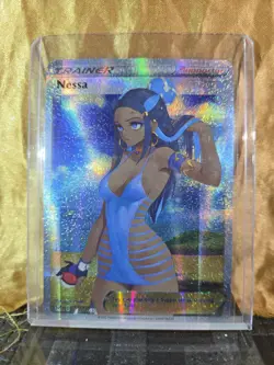 NESSA Pokemon Trainer Waifu Goddess Card CUSTOM MADE - Image 1