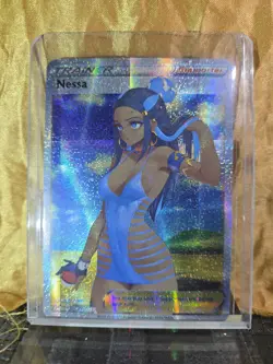 NESSA Pokemon Trainer Waifu Goddess Card CUSTOM MADE - Image 2