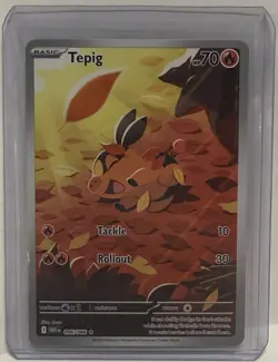 Tepig 096/086 White Flare English Pokemon Scarlet & Violet Card Pokemon TCG - Image 1