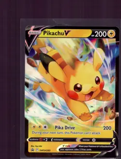 2023 Pikachu V Sword & Shield SWSH285 Promo Pokemon Card - Image 1