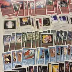 Magic the Gathering MTG Vintage 120 Card Lot Light Play Revised Commons - Image 2