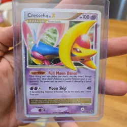 Pokemon TCG Cresselia LV.X Holo Ultra Rare Card 103/106 Great Encounters LP - Image 1