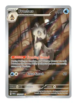 Froslass Illustration Rare 174/167 SV06: Twilight Masquerade Pokemon Card NM - Image 1