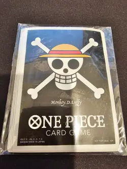 ONE PIECE Card Game Official LUFFY Don Sleeves Limited Premium Mat (10pc) NEW - Image 1
