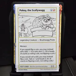 1x Pokey, the Scallywagg, Mystery Booster 2 'Playtest' Card, MTG NM - Image 1