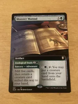 Monster Manual / Zoological Study - Borderless CLB NM - Image 1