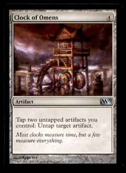 MTG Clock of Omens LP Light Play Magic 2013 [5368] - Image 1