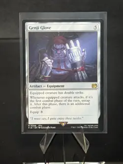 MTG Genji Glove Final Fantasy Magic the Gathering NM non foil - Image 1