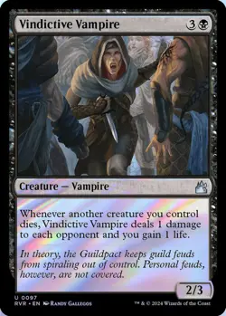 Vindictive Vampire 0097 MTG RVR NM Foil - Image 1