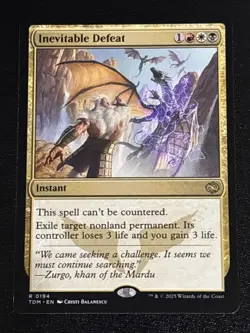 MTG Tarkir: Dragonstorm Inevitable Defeat 0194 NM Rare - Image 1