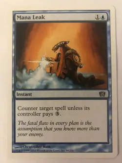 Mana Leak - Magic the Gathering MTG, 89/350 8th Edition, NM - Image 1