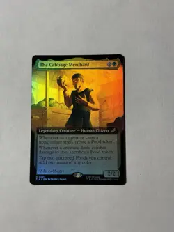 The Cabbage Merchant Extended Art FOIL (TLE 0203) MTG Avatar 2025 - Image 1