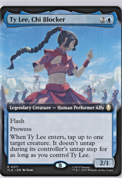 MTG Avatar Ty Lee, Chi Blocker 0371 TLA Extended Art Magic The Gathering NM - Image 1