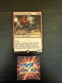MTG - Ancient Copper Dragon 161/361 - Battle For Baldur's Gate - Magic - Image 1
