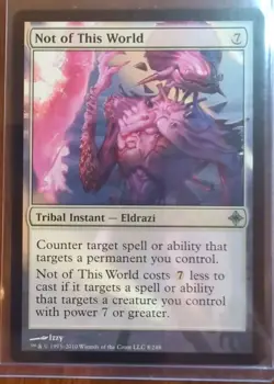 MtG Not of This World Near Mint, English Rise of the Eldrazi - Image 1