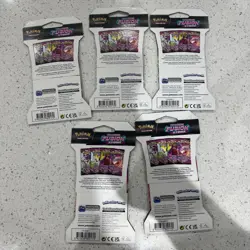 Pokemon TCG Fusion Strike x5 Sleeved Booster Packs. - Image 2