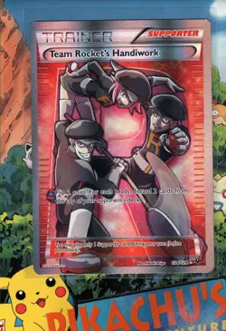 Pokemon TCG Team Rocket's Handiwork (Full Art) 124/124 Fates Collide Holo NM - Image 1