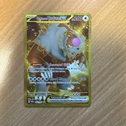 Bloodmoon Ursaluna ex 222/167 Pokemon Twilight Masquerade Gold Hyper Rare NM - Image 1