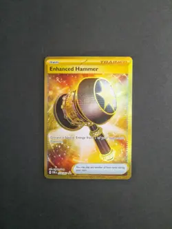 Pokemon TCG Enhanced Hammer 224/167 Twilight Masquerade Gold Hyper Rare - Image 2