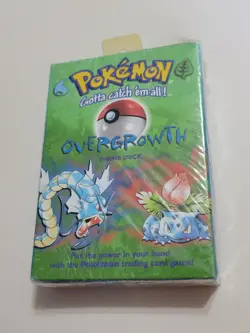 Pokemon Base Set Overgrowth Theme Deck - Sealed - Small Tear - Deck on Top - Image 1