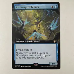 Magic the Gathering Wilds of Eldraine Commander #0045 Archmage of Echoes Bordele - Image 1