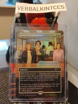 Council's Judgement NM Rainbow Foil MTG Secret Lair Dwight Office - Image 1