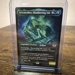 1x SHowcase ARIXMETHES, SLUMBERING ISLE - Commander - MTG - Magic the Gathering - Image 1