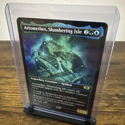 1x SHowcase ARIXMETHES, SLUMBERING ISLE - Commander - MTG - Magic the Gathering - Image 2
