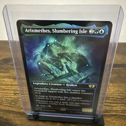 1x SHowcase ARIXMETHES, SLUMBERING ISLE - Commander - MTG - Magic the Gathering - Image 3