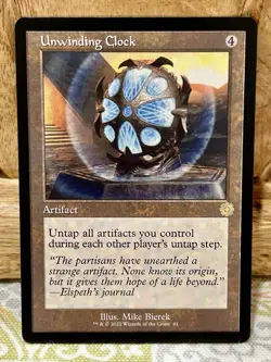 Unwinding Clock The Brothers' War Retro Frame Artifacts BRR LP MTG - Image 1