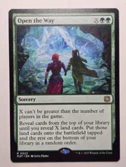 Open the Way (MAT-0023) March of Machine Aftermath Magic the Gathering NM+ mtg - Image 1