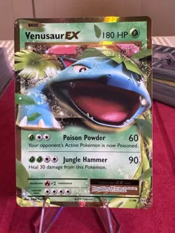 Pokemon TCG: Venusaur EX 1/108 Evolutions Ultra Rare 38 - Image 1